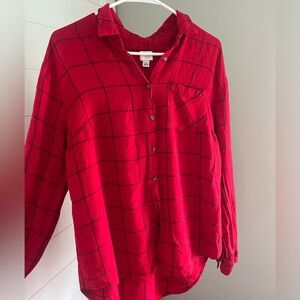 Red flannel from Target.